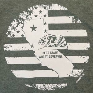 California “Best State, Worst Governor” MadAndie Original Super Soft Unisex Tee